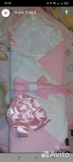 Конверт на выписку летний для девочки