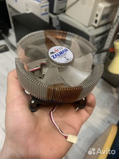 Охлаждение 775 сокет медно-алюм Zalman