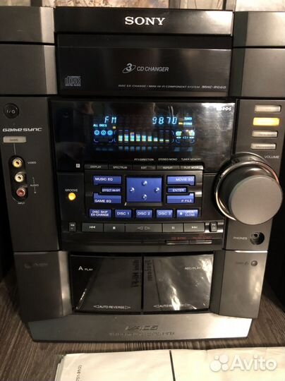 Музыкальный центр Sony mhc-rg60