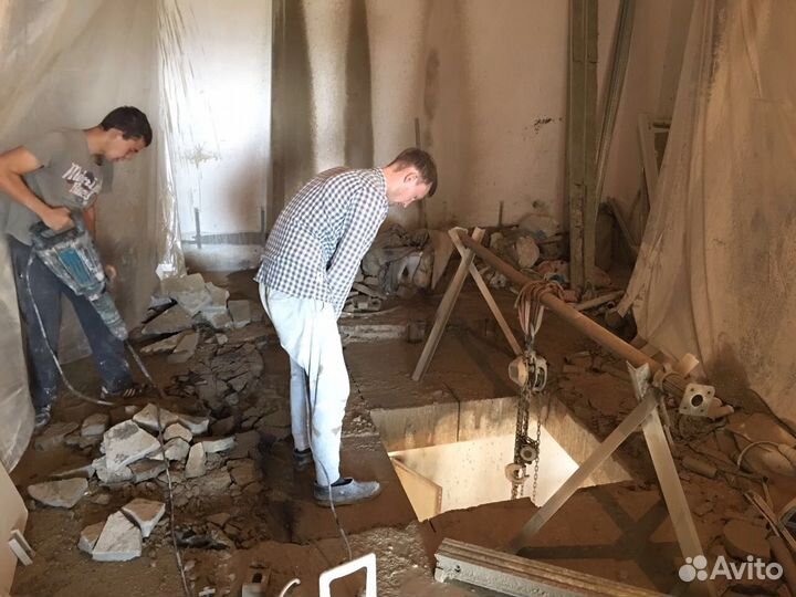 Демонтаж квартир, малых строений