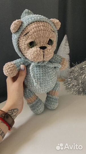 Плюшевый мишка ручной работы