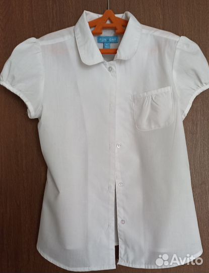 Блузки школьные 128, 134