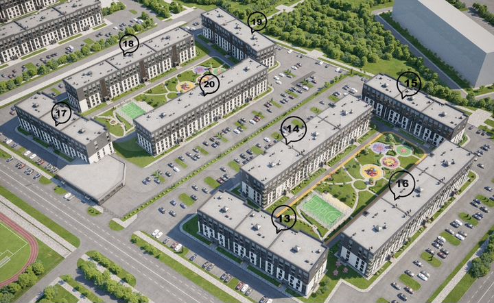 2-к. квартира, 63,6 м², 1/5 эт.