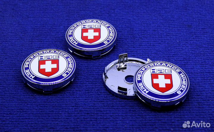 Комплект колпаков диска HRE 54 56 57 59 60 65 мм