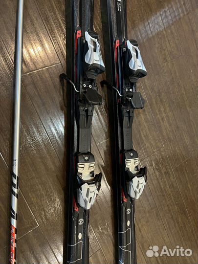 Горные лыжи volki 168 и палки к ним