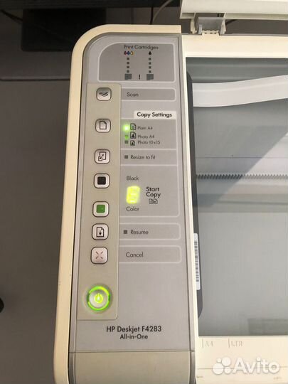 Мфу HP Deskjet F4 283 цветное, струйное