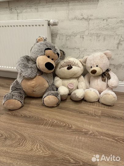 Мягкая игрушка мишки новые