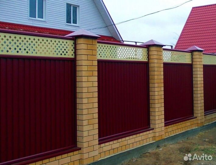 Забор из профнастила