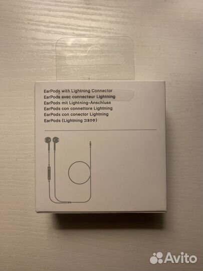 Наушники apple earpods lightning