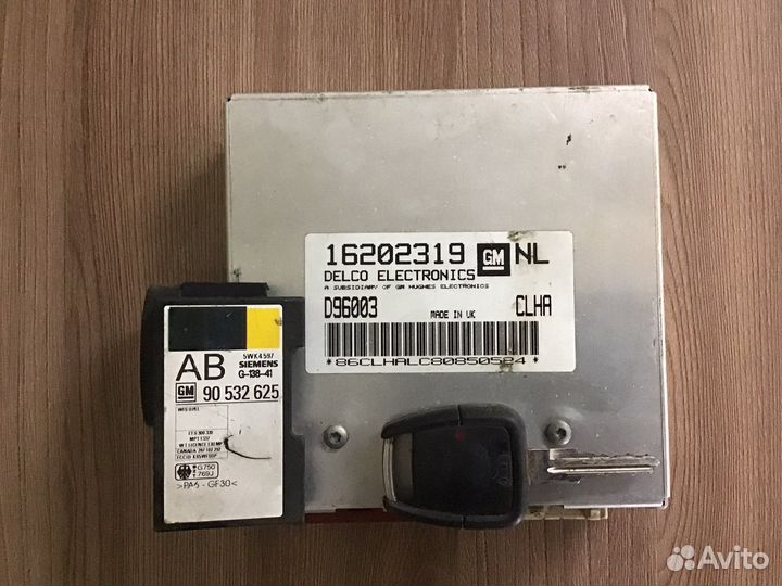 Эбу Opel Vectra B X16XE 16202319