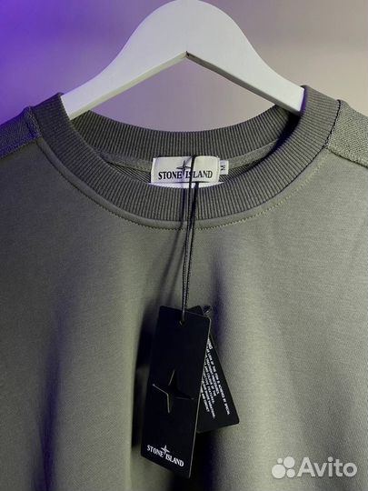 Свитшот Stone island серый
