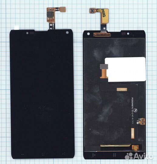 Дисплей для Prestigio MultiPhone 7505 Duo черный