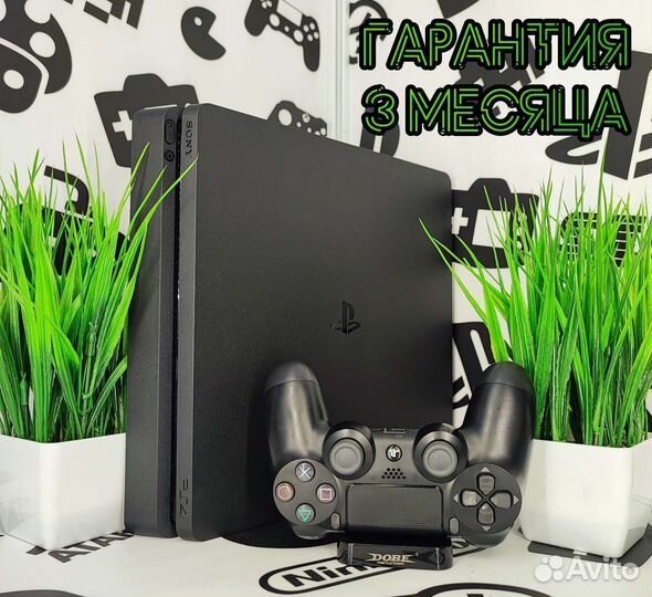 Sony Playstation 4 Slim 500Gb Б/У + Гарантия 3 мес