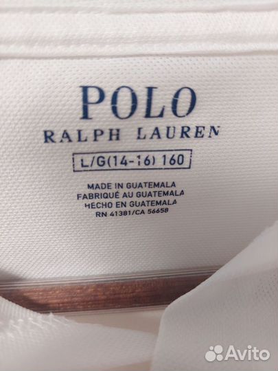 Polo ralph lauren лонгслив размер L на 14-16 лет