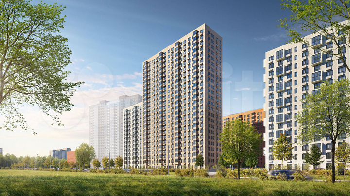 2-к. квартира, 49,4 м², 13/15 эт.