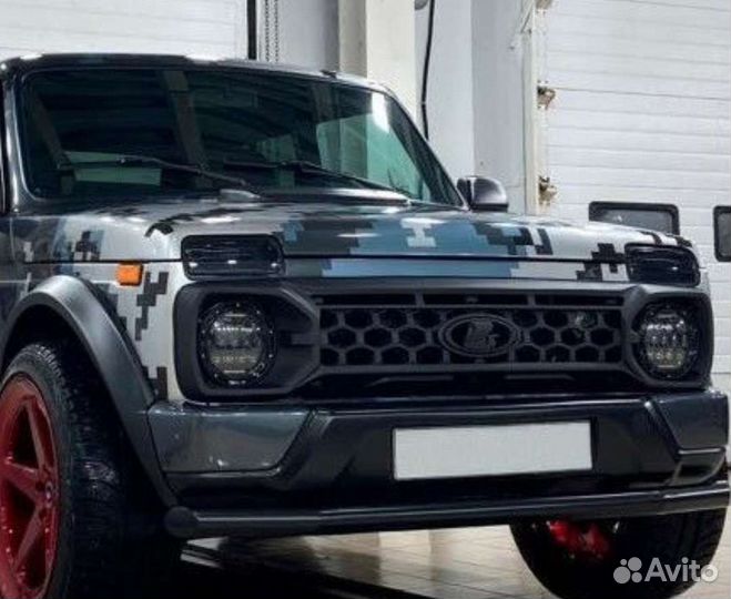 Решетка радиатора нива / титан- S