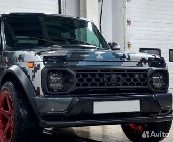 Решетка радиатора нива / титан- S