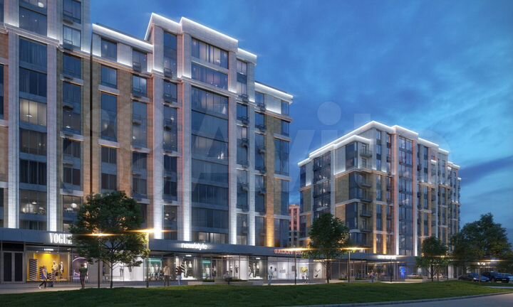 2-к. квартира, 66,6 м², 9/9 эт.