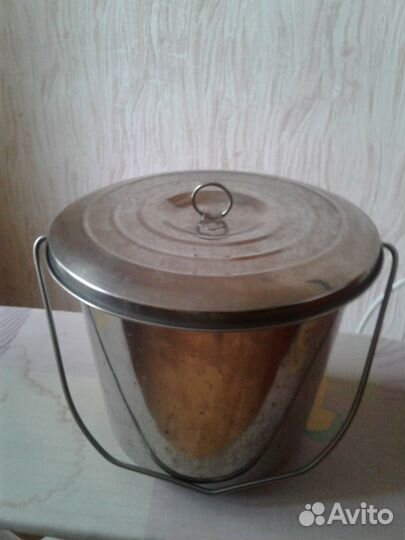 Котелок/ведро 7л нержавейка