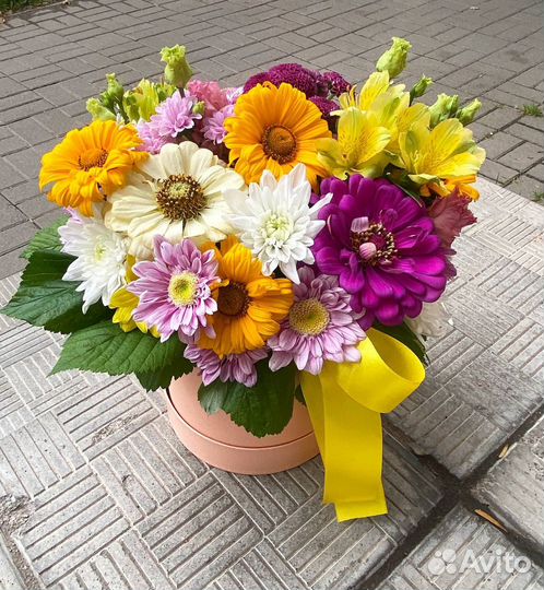 Живые цветы букеты