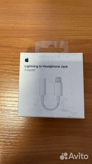 Переходник с lighting на aux