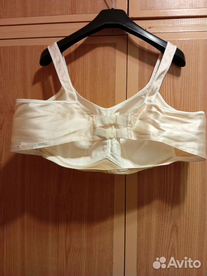 Бюстгальтер ретро винтаж СССР атлас бежевый