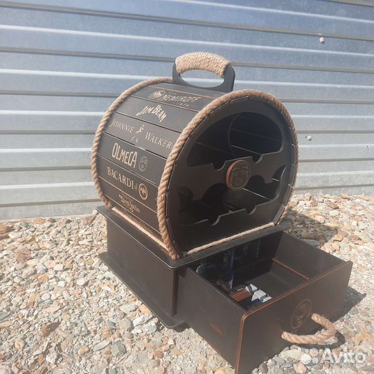 Мини бар бочка