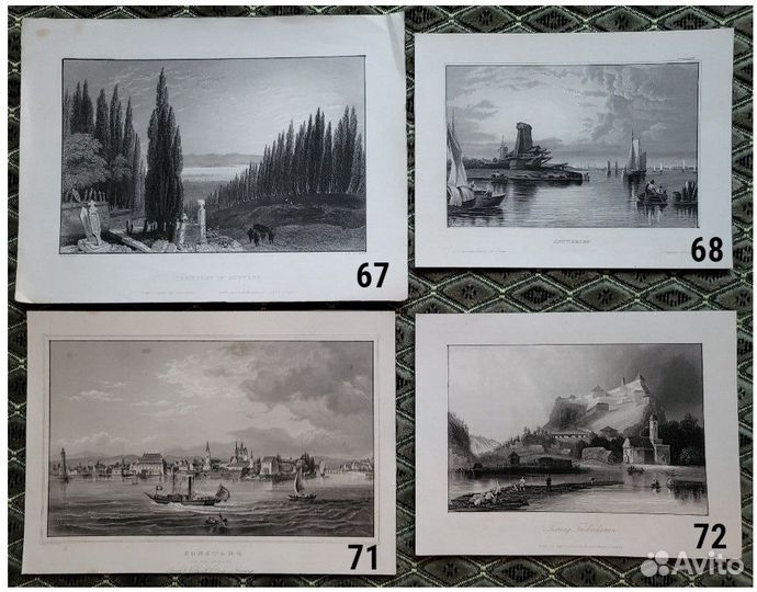 Антикварные гравюры