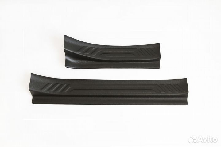 Накладки на пороги Hyundai Solaris 2 (17+) RA