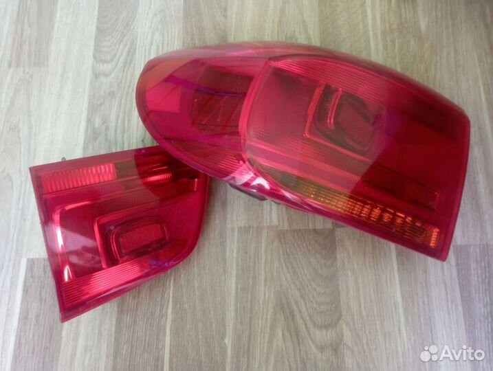 Фары на тигуан задние (рестайлинг) комплект