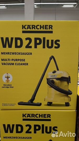 Пылесос Karcher WD 2 Plus