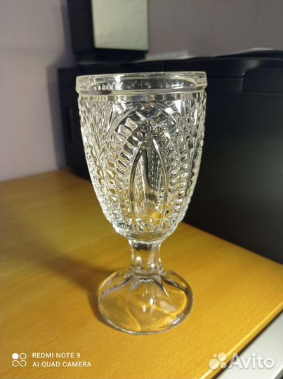 Бокалы-кубки стекло СССР, стопки хрусталь