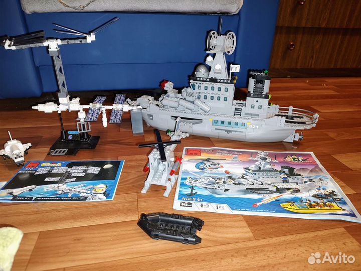 Конструктор аналог Lego военный корабль