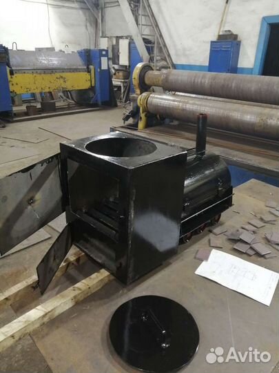 Мангал с печью под казан. Металл-3мм