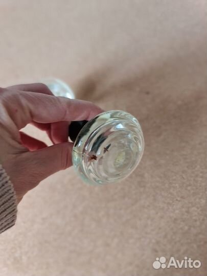 Ручка дверная винтажная СССР стеклянная