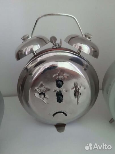 Будильник механический Янтарь СССР