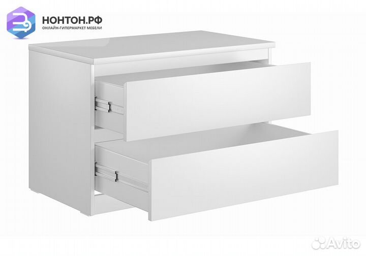 Тумба прикроватная Мальта 2 белая