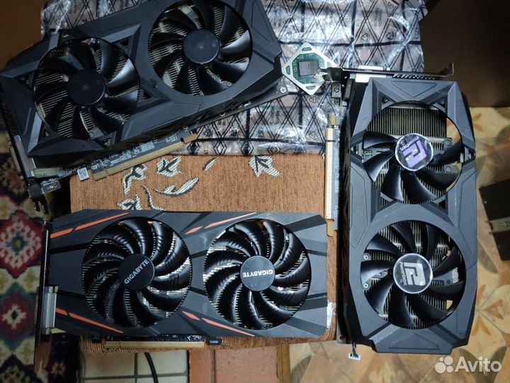 Видеокарты Rx580 под запчасти или ремонт