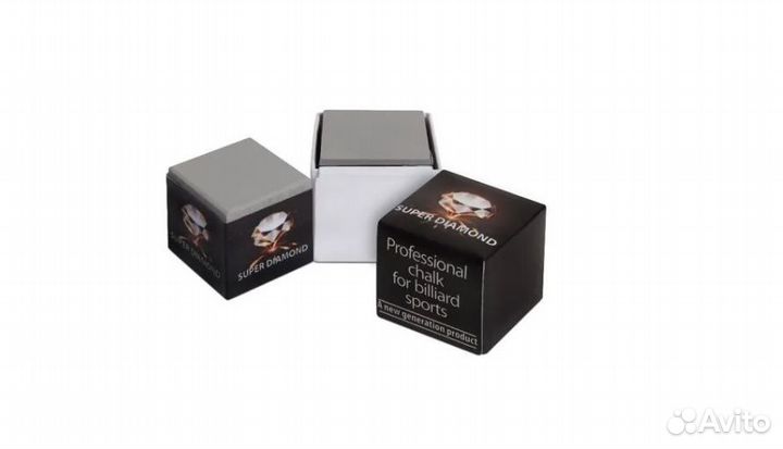 Мел для бильярда Super Diamond Grey