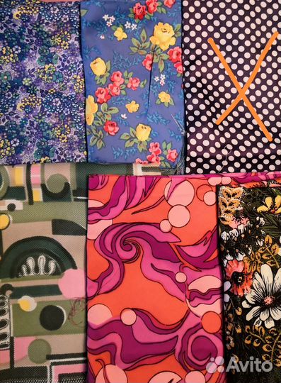 Отрезы тканей СССР (много разных)