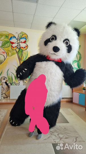 Ростовая кукла/аниматоры/белый мишка поздравление