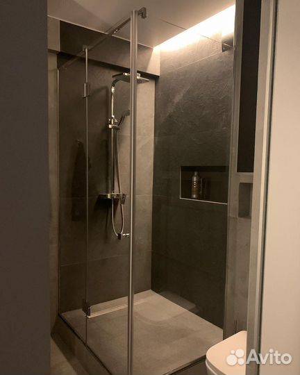 Стеклянная душевая