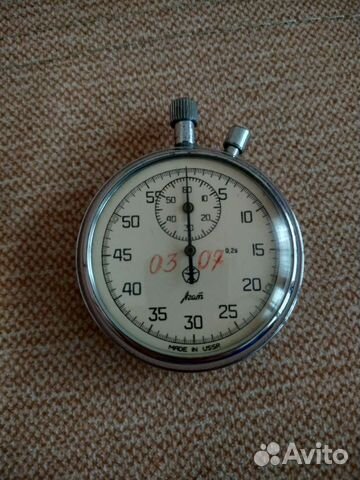 Секундомер СССР агат