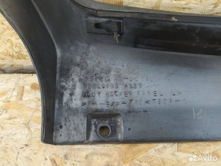 Накладка порога Lexus LX470 MD gray левая