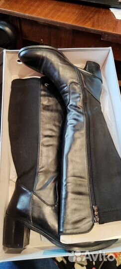 Сапоги женские осенние на каблуке