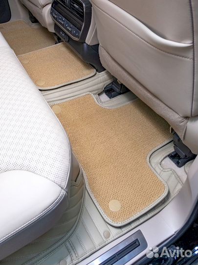 3D коврики из экокожи Toyota Camry