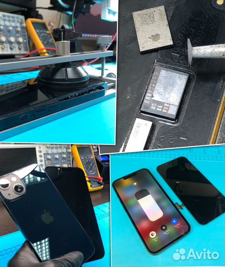 Ремонт телефонов, iPhone, планшетов, ноутбуков