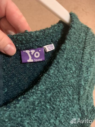 Платье туника теплое