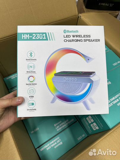 RGB ночник/колонка 3в1