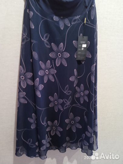 Шифоновая юбка длинная